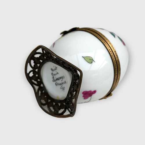 Boite à musique papillon blanc partition et violon | EMPREINTES Paris - EMPREINTES Paris