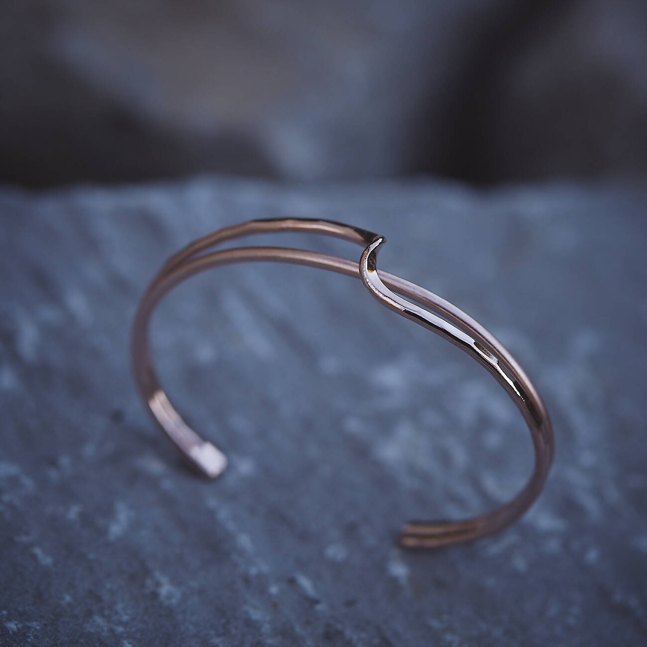 Bracelet plaqué or Double Lien d