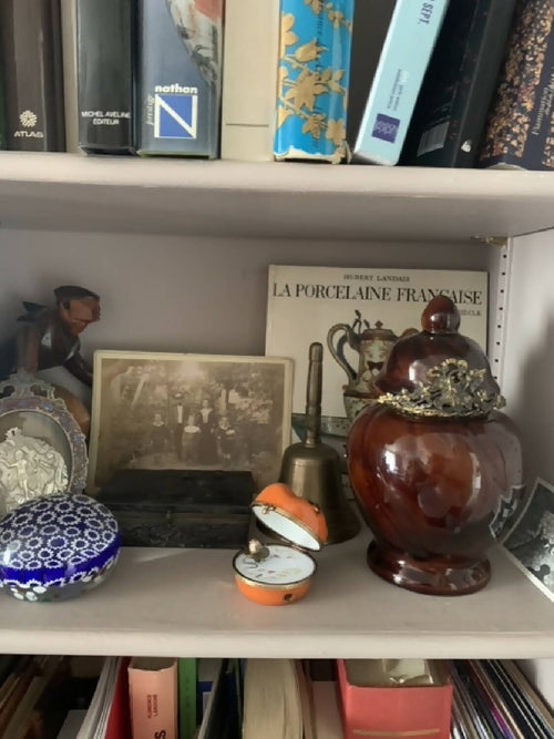 Pomme à musique orange et oiseau romantique brun | EMPREINTES Paris - EMPREINTES Paris