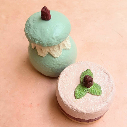 Grand choux à la crème en papier vert | EMPREINTES Paris - EMPREINTES Paris