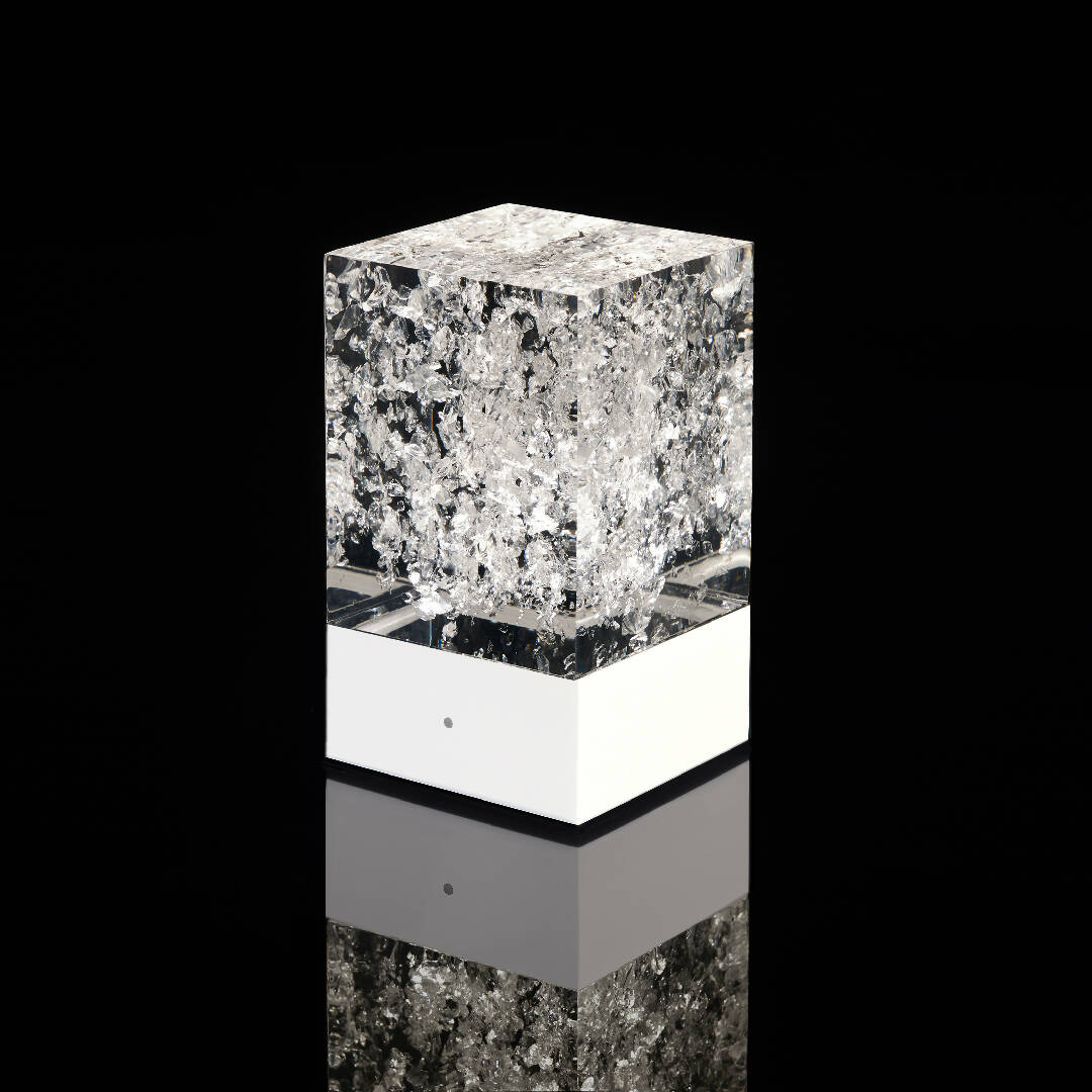 D-cüb Cristal - socle blanc | EMPREINTES Paris