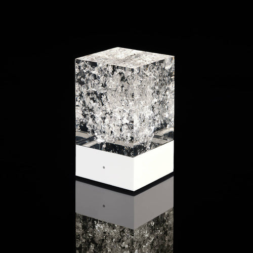 D-cüb Cristal - socle blanc | EMPREINTES Paris - EMPREINTES Paris