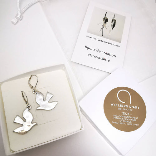 Boucles d'oreilles Colombes | EMPREINTES Paris - EMPREINTES Paris