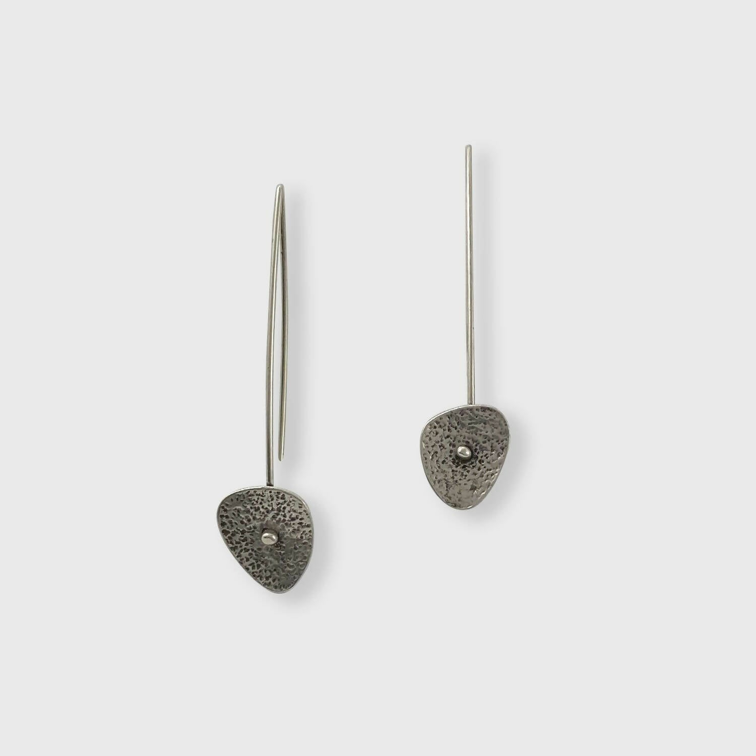 Boucles d’oreilles en étain Argenté 9 | EMPREINTES Paris