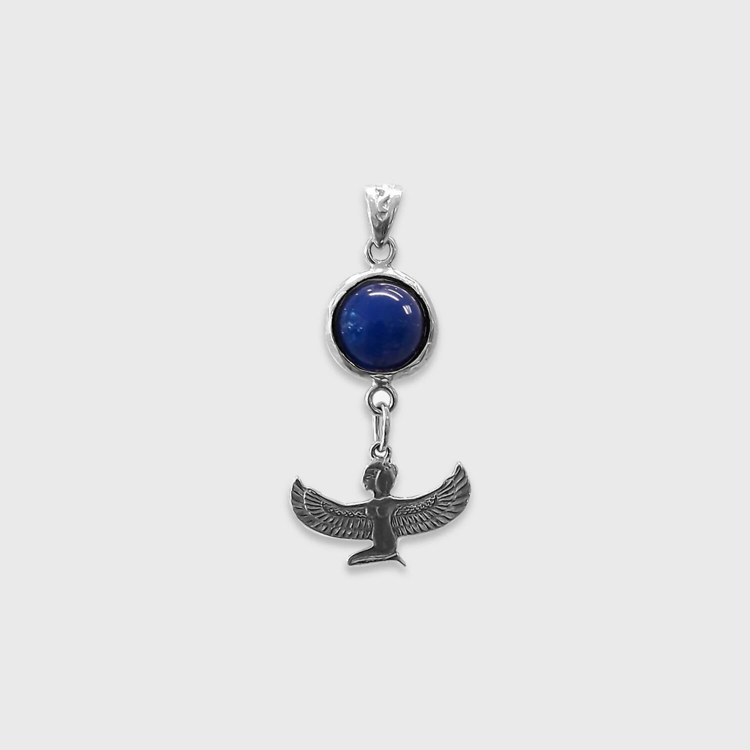 Pendentif Isis Lapis-Lazuli – Méditation - argent massif | EMPREINTES Paris