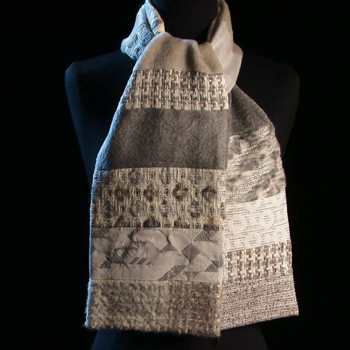 Écharpe hivernale - gris écru | EMPREINTES Paris - EMPREINTES Paris