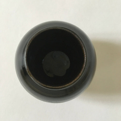 Petit Vase noir n°2 en grès | EMPREINTES Paris - EMPREINTES Paris