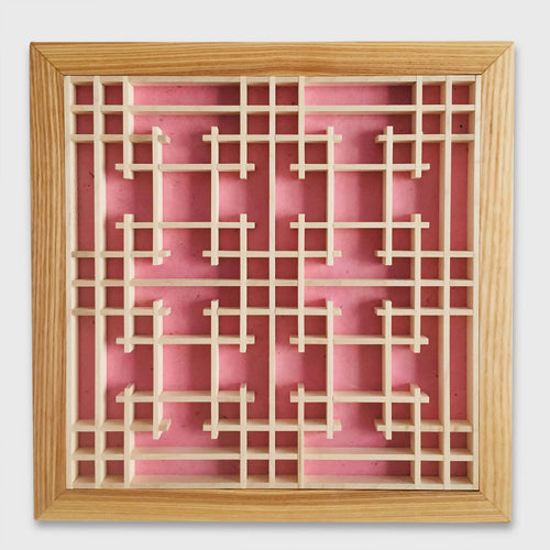 Cadre Kumiko - Intaresu - Rose | EMPREINTES Paris - EMPREINTES Paris