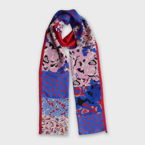 Écharpe soie pink- blue | EMPREINTES Paris - EMPREINTES Paris