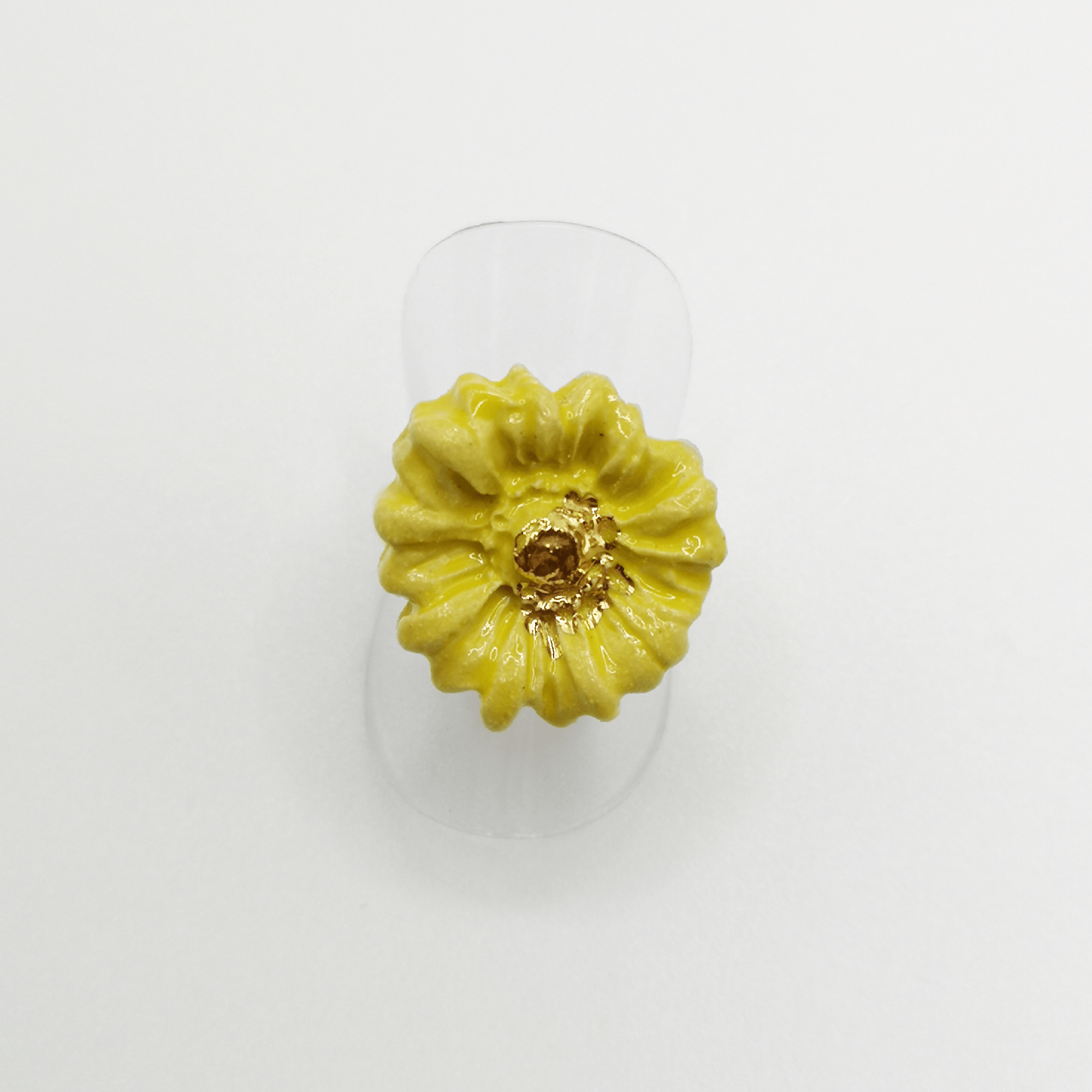 Bague jaune et or fleur Marguerite | EMPREINTES Paris | EMPREINTES Paris