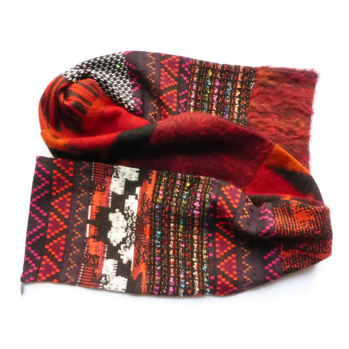 Écharpe hivernale - vermillon | EMPREINTES Paris - EMPREINTES Paris