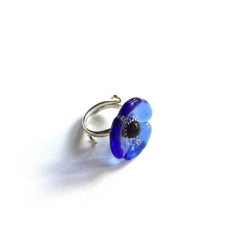 Bague FLEUR bleu ciel | EMPREINTES Paris - EMPREINTES Paris