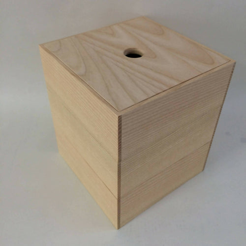 Ensemble de trois Boîtes Hako - Format Carré - Décor Rose | EMPREINTES Paris - EMPREINTES Paris