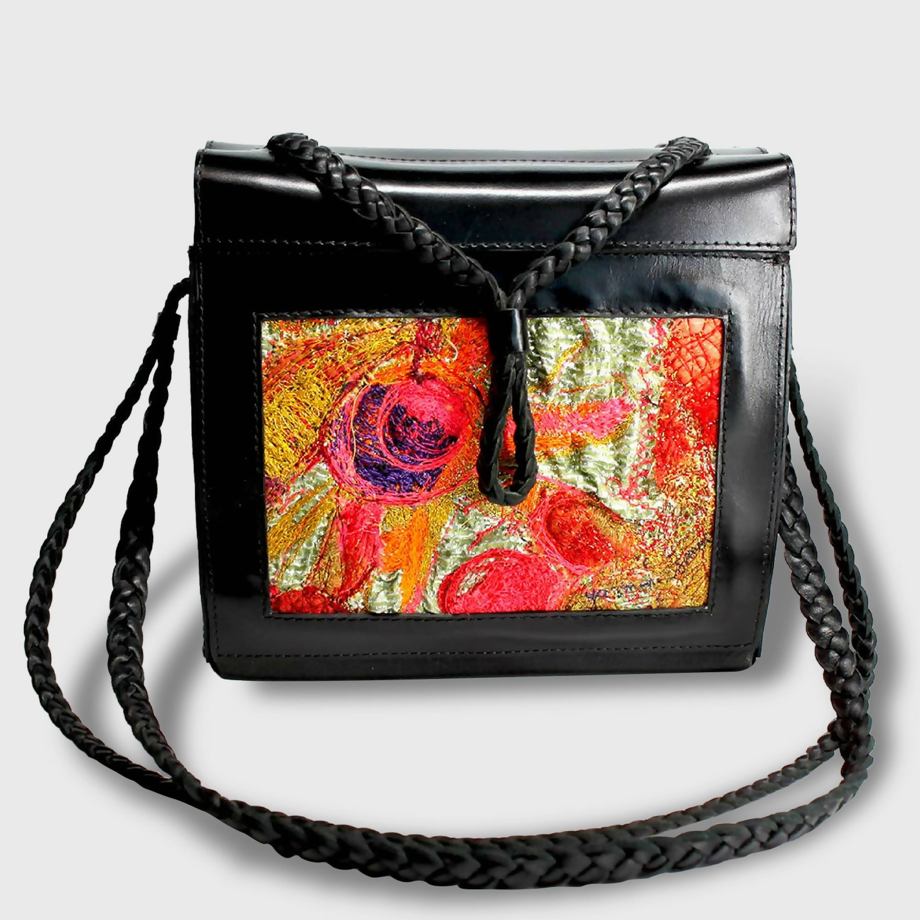 Sac GRAND PARIS noir brodé | EMPREINTES Paris