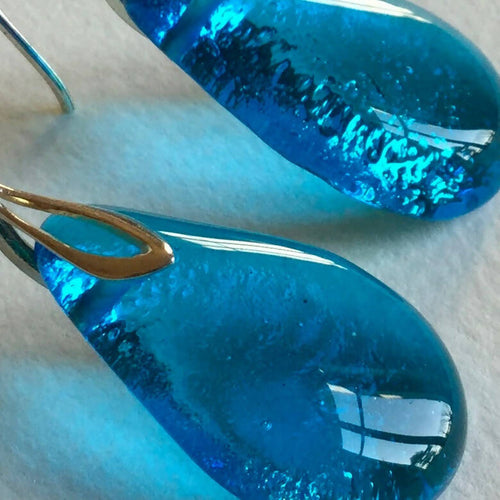 Boucles d'oreillles Gouttes Turquoise | EMPREINTES Paris - EMPREINTES Paris