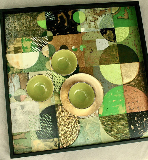 Plateau Tableau Géométrie verte | EMPREINTES Paris - EMPREINTES Paris