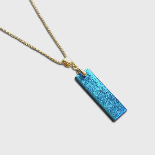 Pendentif DISCO Iris turquoise | EMPREINTES Paris - EMPREINTES Paris