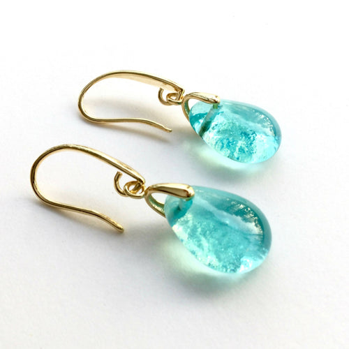 Boucles d'oreilles Perle aqua | EMPREINTES Paris - EMPREINTES Paris