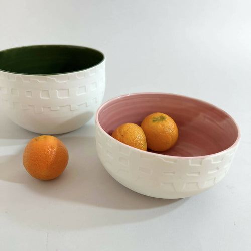 Saladier vert matcha Collection Quadrille | EMPREINTES Paris - EMPREINTES Paris