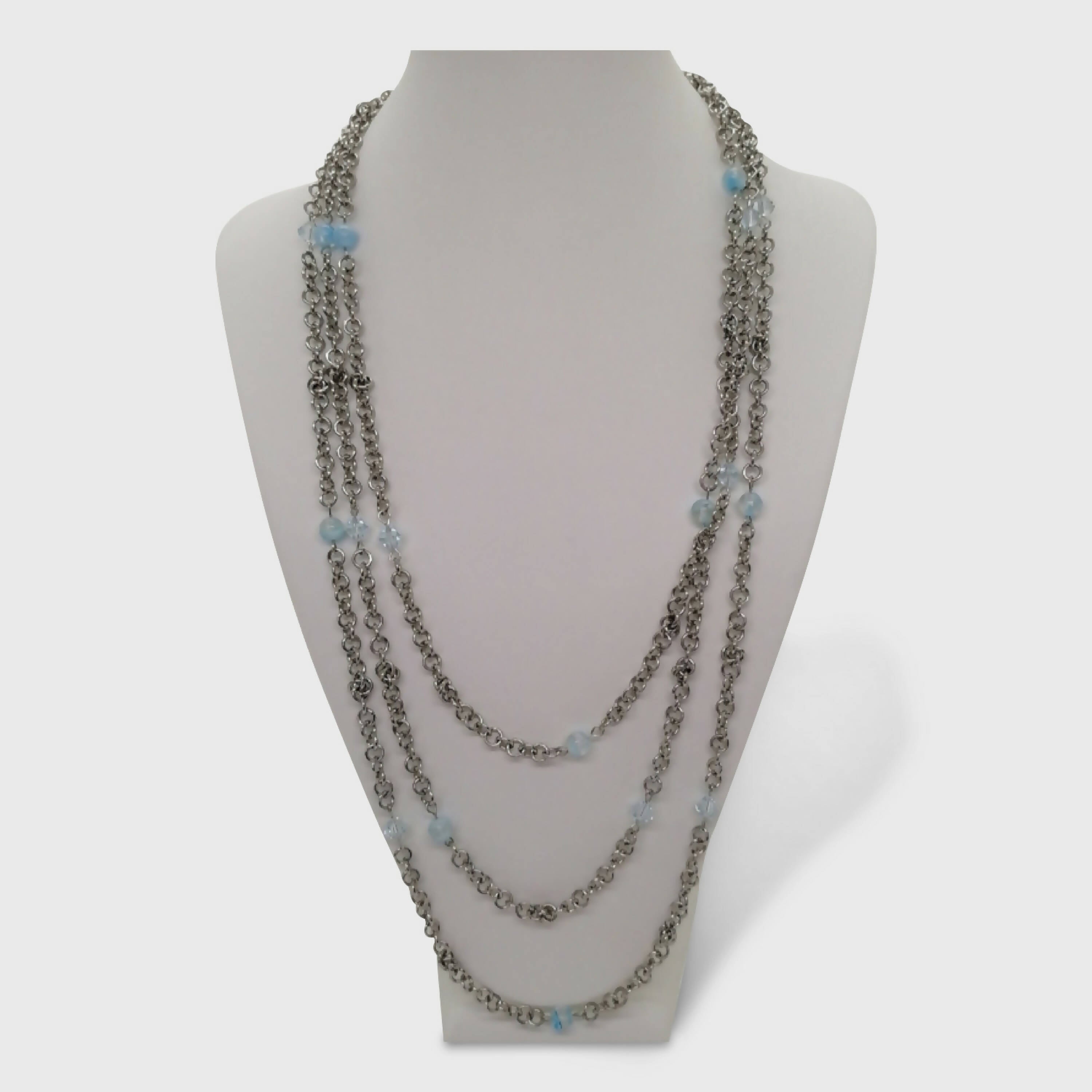 Sautoir Rivière bleue | EMPREINTES Paris