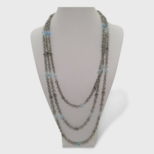 Sautoir Rivière bleue | EMPREINTES Paris - EMPREINTES Paris