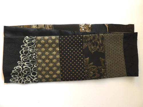 Écharpe bijou -Black gold | EMPREINTES Paris - EMPREINTES Paris