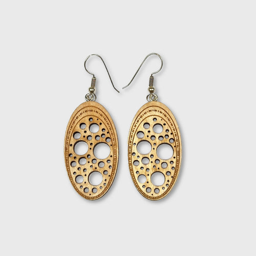 Boucles d'oreilles Bulles en érable | EMPREINTES Paris - EMPREINTES Paris