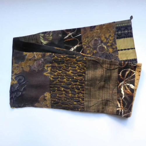 Écharpe hivernale ocre | EMPREINTES Paris - EMPREINTES Paris