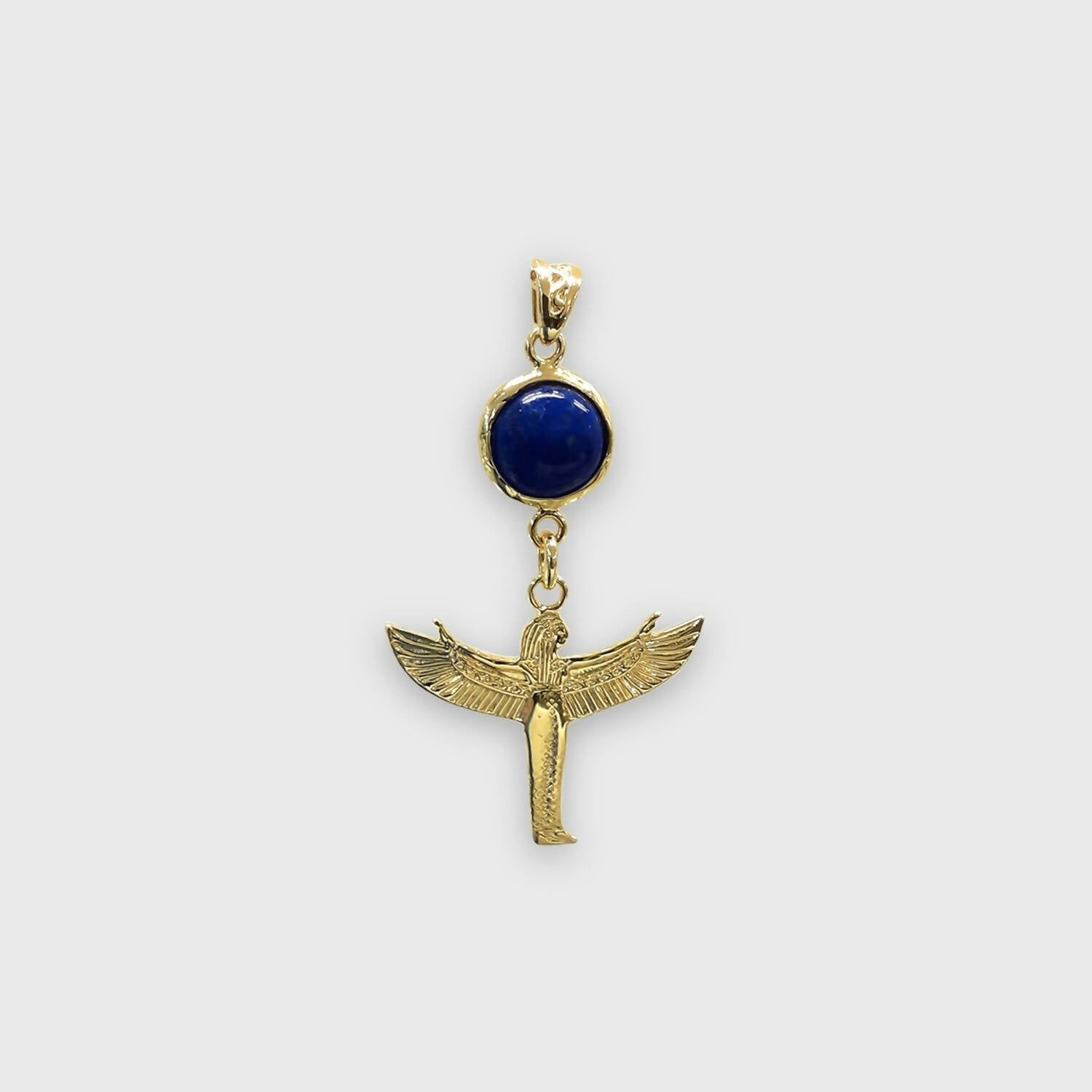 Pendentif Isis Lapis-Lazuli – L’envol - plaqué or | EMPREINTES Paris