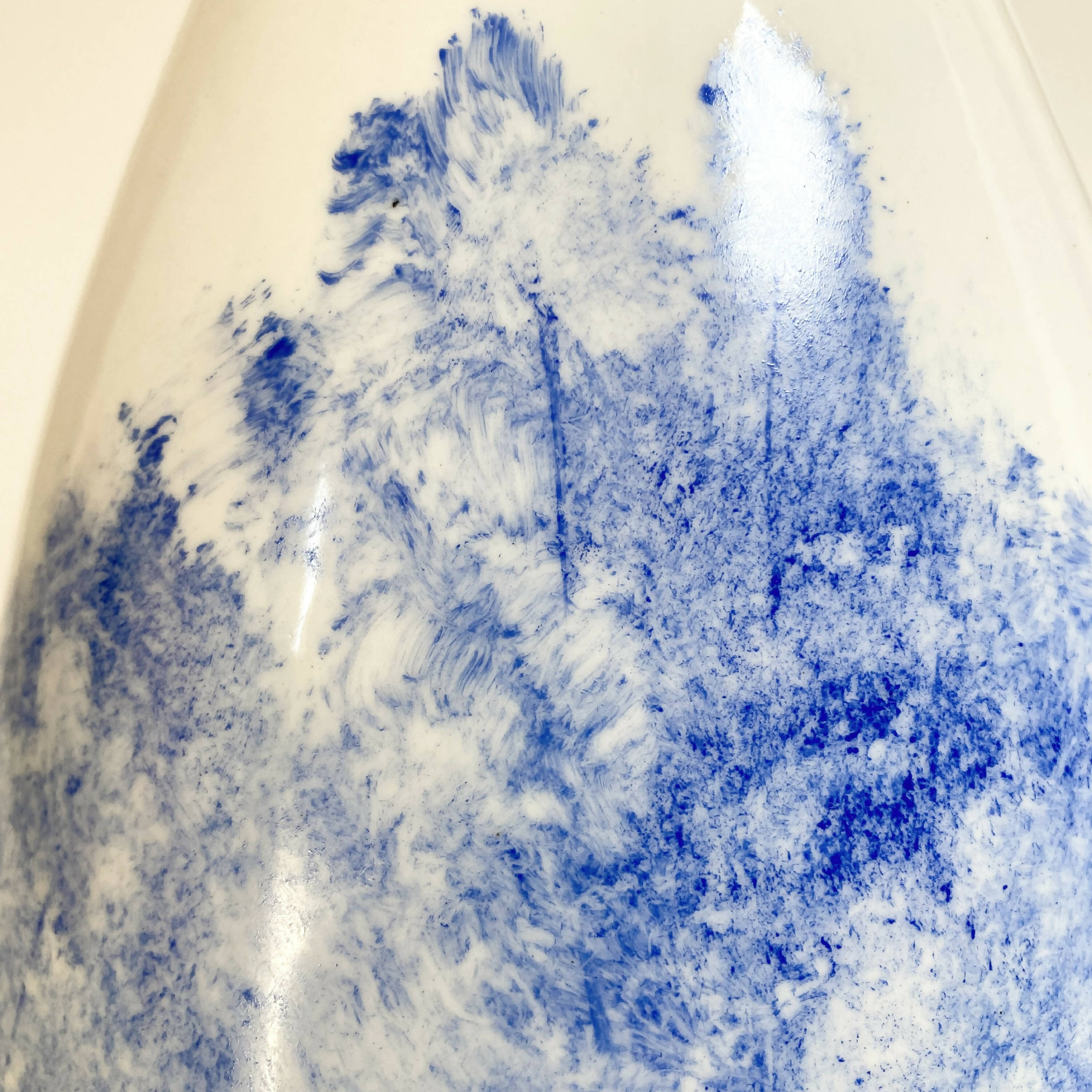 Vase Paysage arboré bleu | EMPREINTES Paris