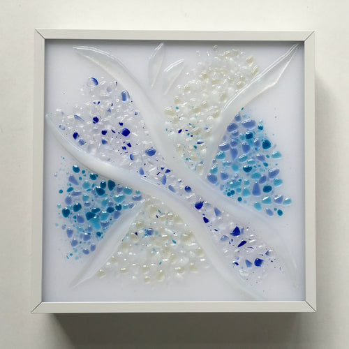 Applique carrée - Feu d’artifice bleu | EMPREINTES Paris - EMPREINTES Paris