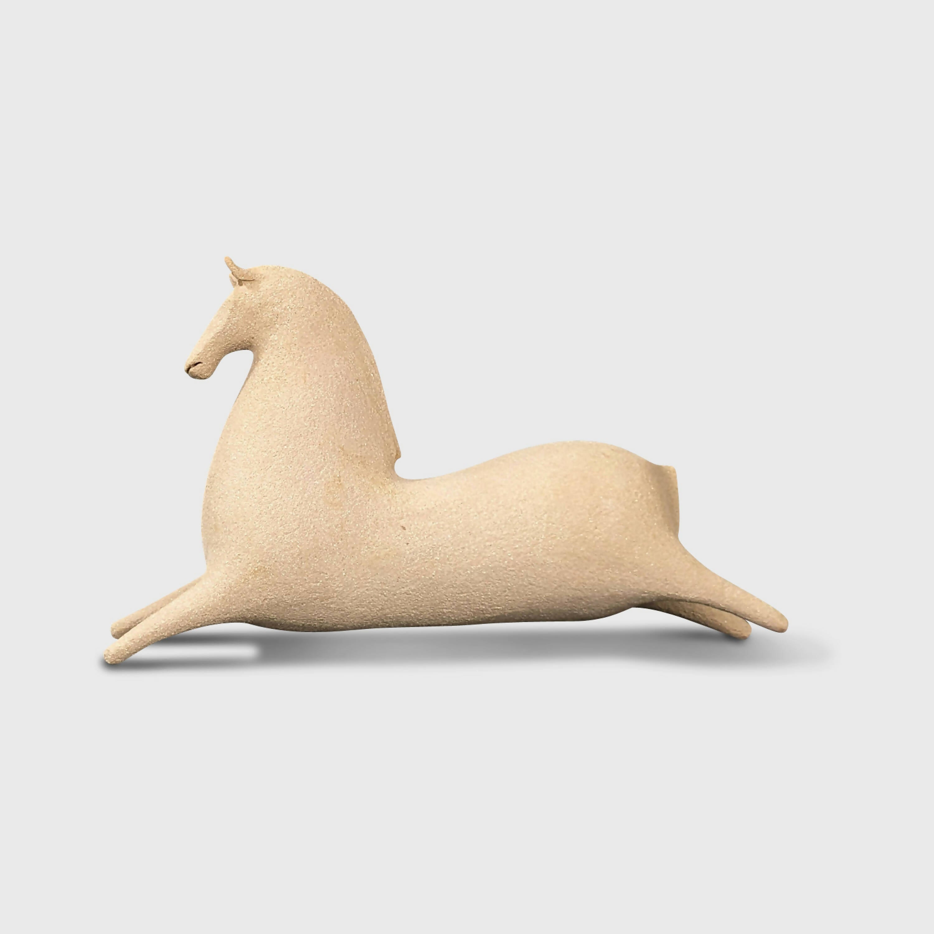 Sculpture Murale Cheval Beige foncé | EMPREINTES Paris