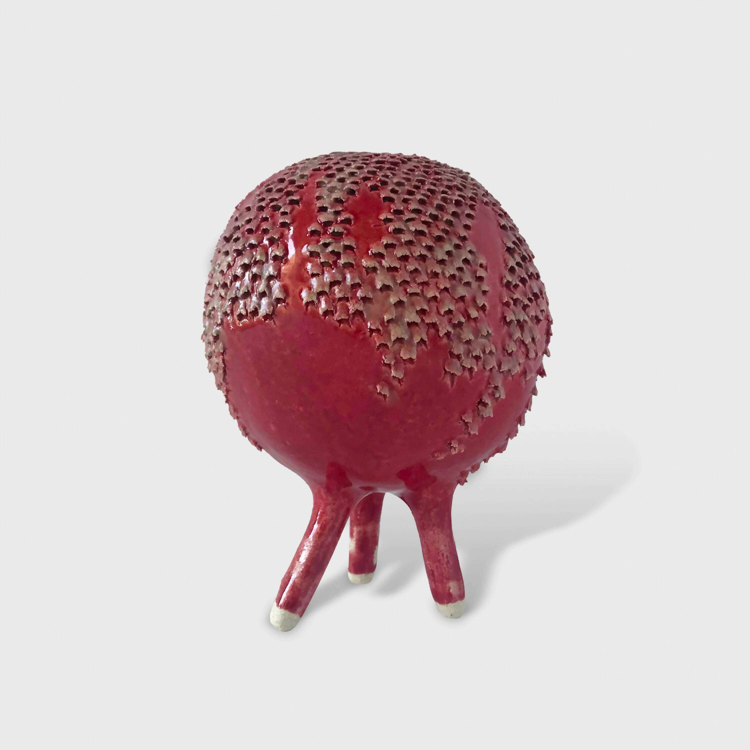 Soma [R3PBTE16].1 - Petite sculpture en grès modelé émaillé | EMPREINTES Paris