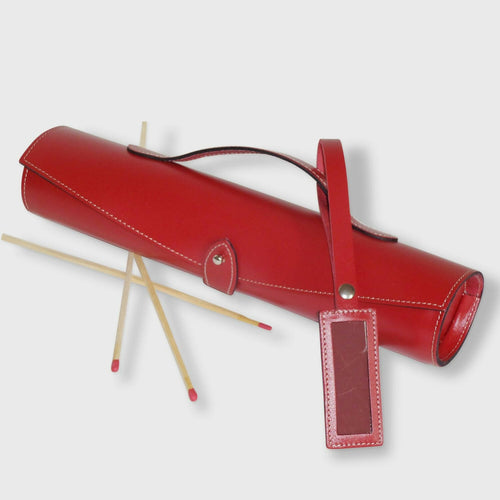 Trousse à feu en cuir rouge | EMPREINTES Paris - EMPREINTES Paris