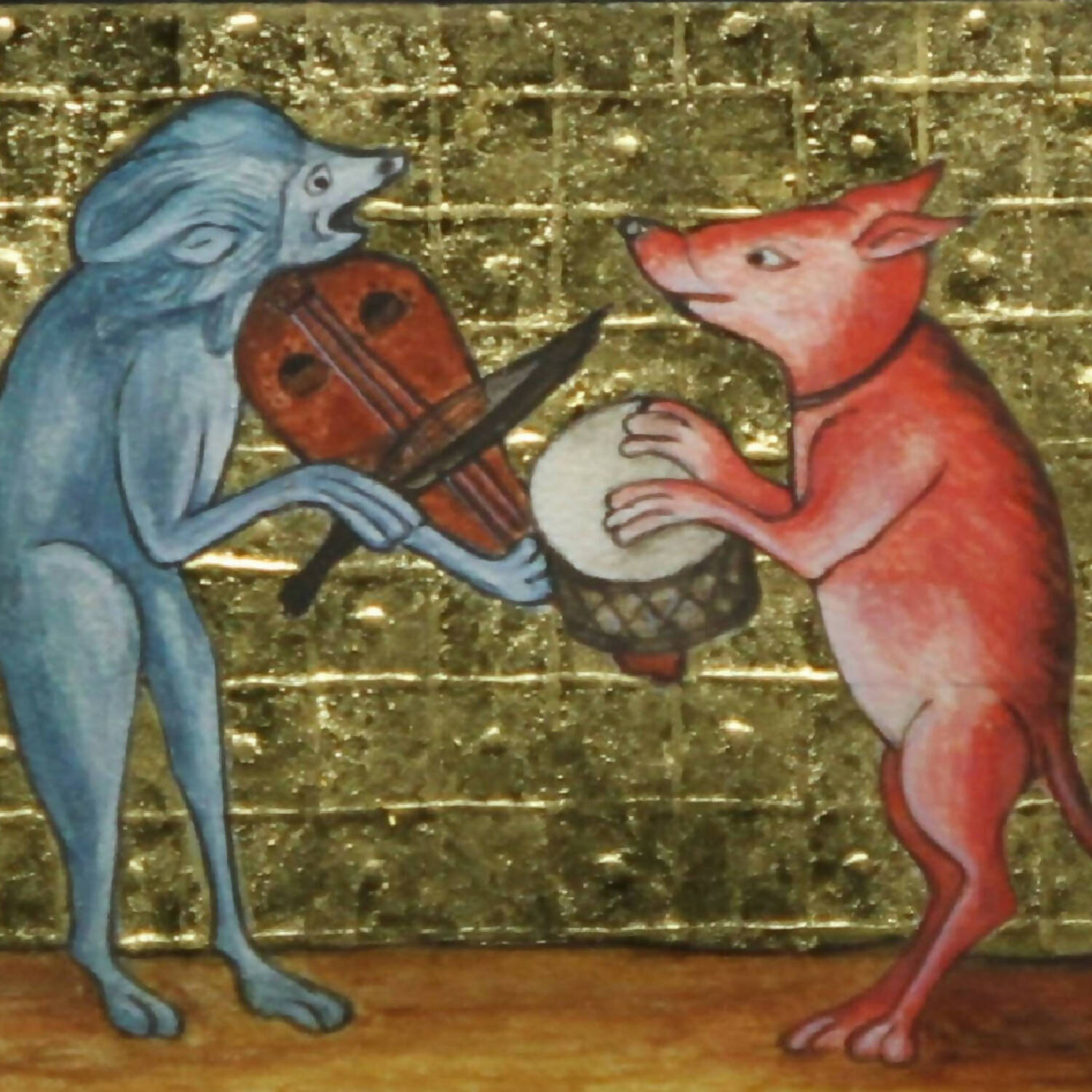 Enluminure les animaux musiciens 3 | EMPREINTES Paris