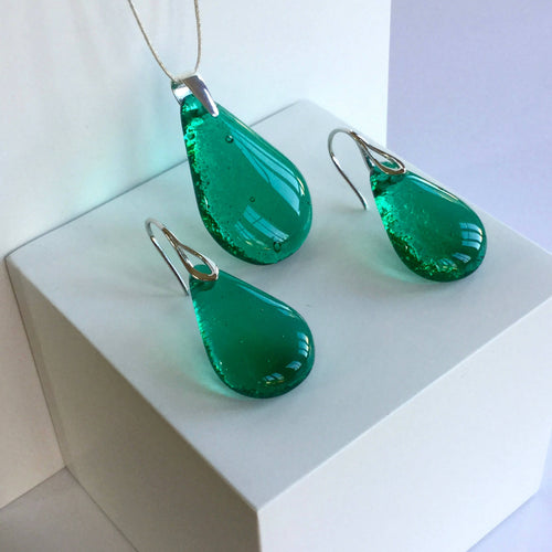 Parure GOUTTE émeraude | EMPREINTES Paris - EMPREINTES Paris