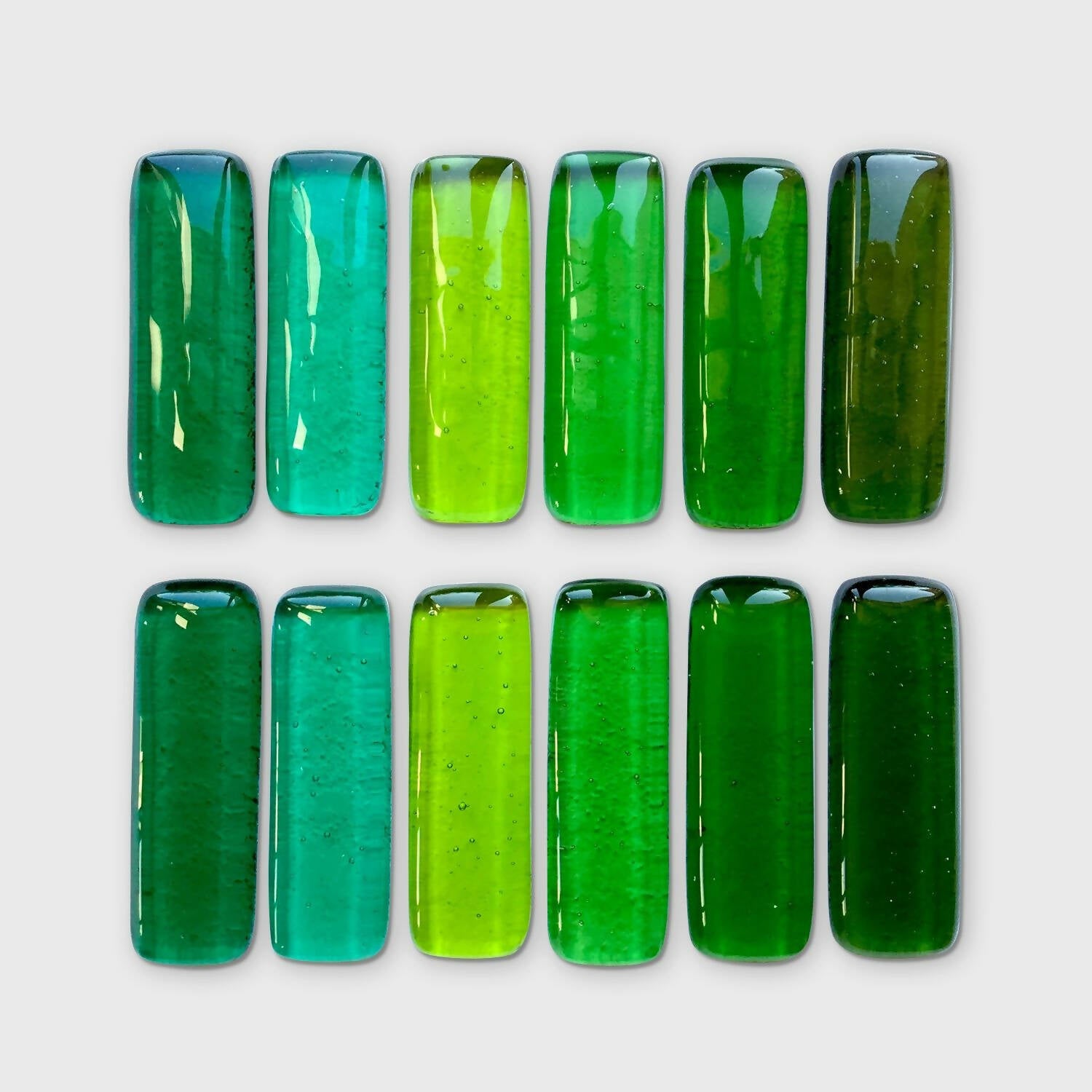 Coffret de 12 porte-couteaux barrettes Vert | EMPREINTES Paris | EMPREINTES Paris