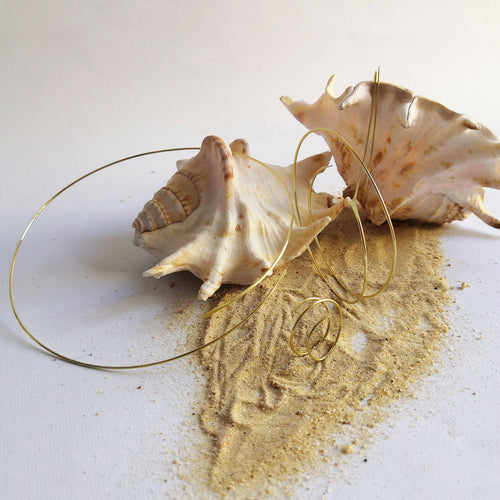 Parure A deux pas Laiton | EMPREINTES Paris - EMPREINTES Paris