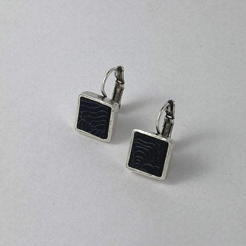 Boucles d’oreilles en étain Argenté 18 | EMPREINTES Paris - EMPREINTES Paris