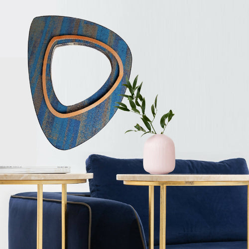 Miroir esprit CALDER bleu | EMPREINTES Paris - EMPREINTES Paris