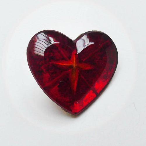 Boucles d'oreilles Casanova Cœur Rouge | EMPREINTES Paris - EMPREINTES Paris