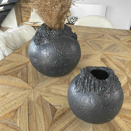 Pot sculpture Black Land | EMPREINTES Paris - EMPREINTES Paris