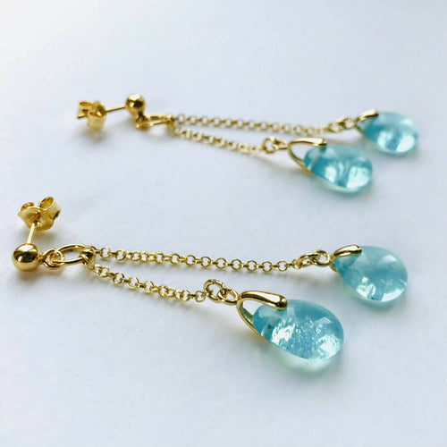 mari et femme - Boucles d'oreilles CARILLON Aqua copie | EMPREINTES Paris - EMPREINTES Paris