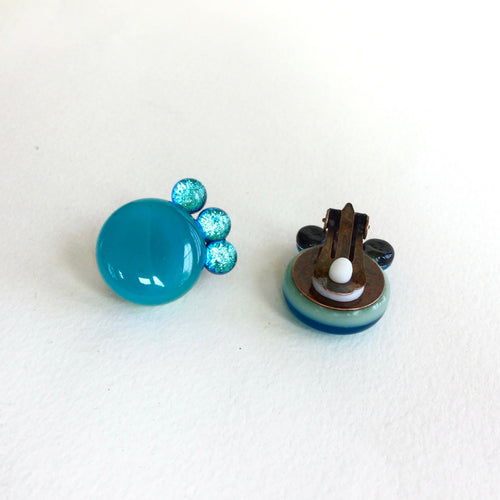 Boucles d'oreilles ROMAINE turquoise | EMPREINTES Paris - EMPREINTES Paris