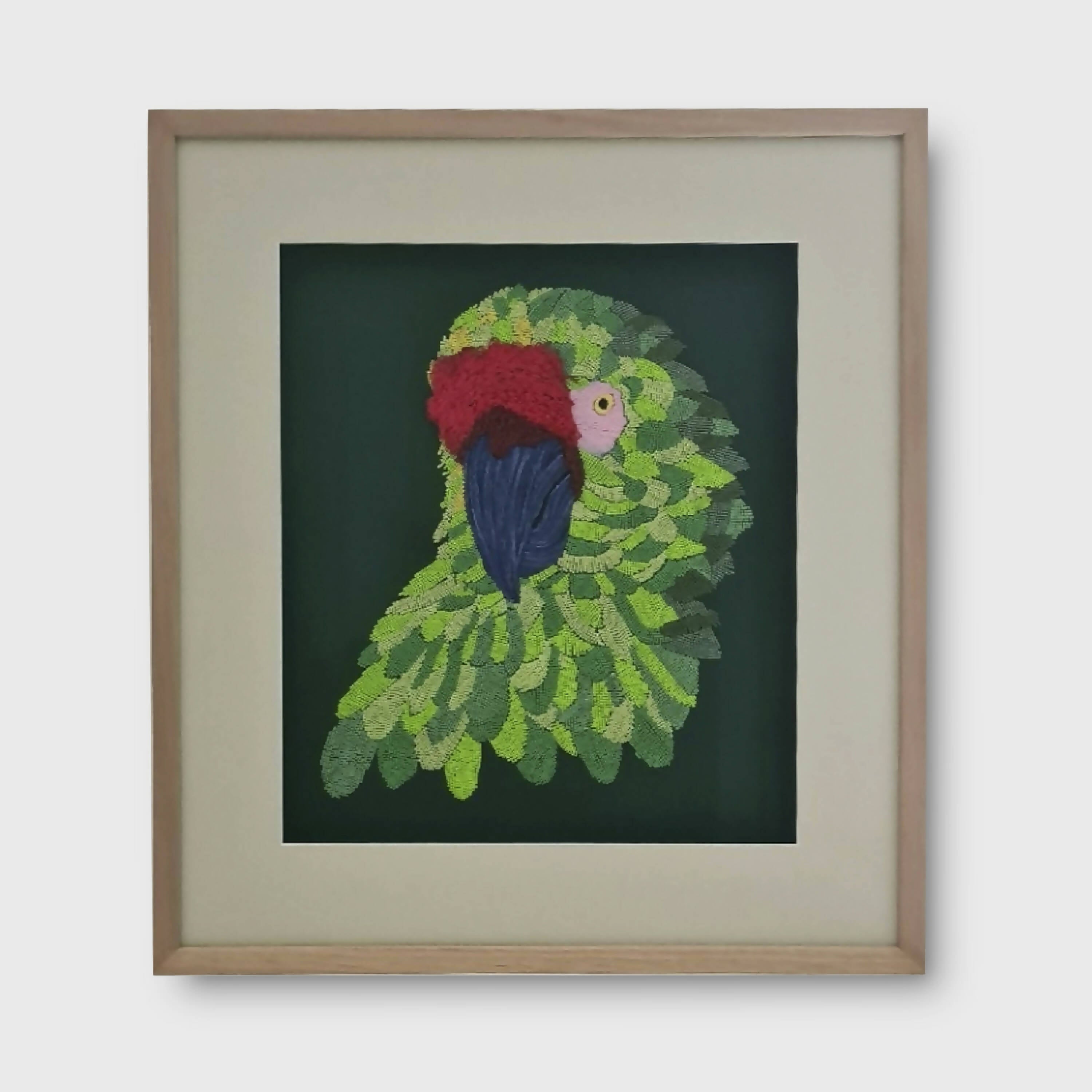 Tableau brodé Papoli | EMPREINTES Paris