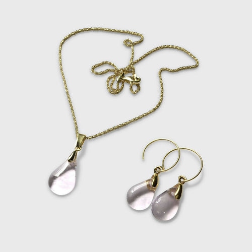 Parure Perles Rose Erbium | EMPREINTES Paris - EMPREINTES Paris