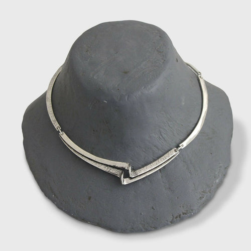 Collier réglable en étain argenté 11 | EMPREINTES Paris - EMPREINTES Paris