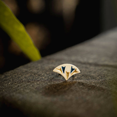 Bague Papyrus GM marine | EMPREINTES Paris - EMPREINTES Paris