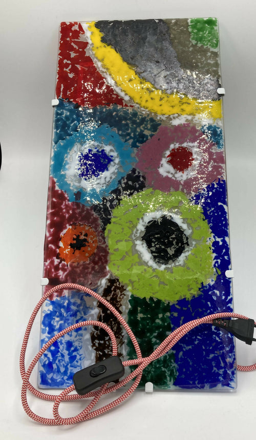 Tableau lumineux en verre Des ronds dans l'eau | EMPREINTES Paris - EMPREINTES Paris