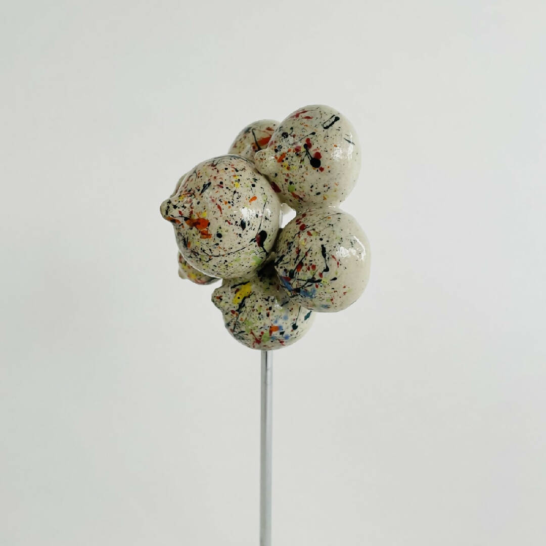 Sculpture sein grés et engobes multicolore | EMPREINTES Paris